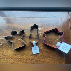 3 💙Threshold NWT cookie cutters